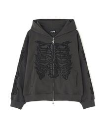 SUPPLIER（サプライヤー）の「SUPPLIER/サプライヤー/Fire Bones Leather Patch Zip Hoodie（パーカー）」