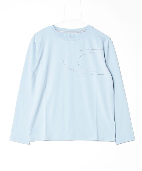 OAKLEY(オークリー)の「オークリー OAKLEY RADIANT ELLIPSE L/S TEE 12.0(Tシャツ/カットソー・レディース・ブラック/サックスブルー・L/M)」の9枚目の写真
