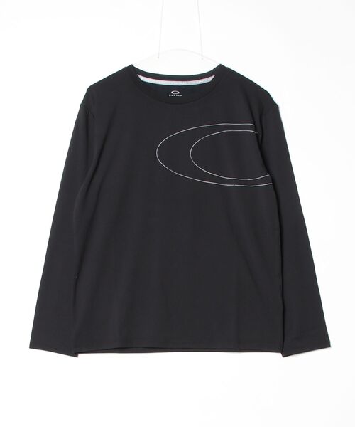 OAKLEY(オークリー)の「オークリー OAKLEY RADIANT ELLIPSE L/S TEE 12.0(Tシャツ/カットソー・レディース・ブラック/サックスブルー・L/M)」の10枚目の写真