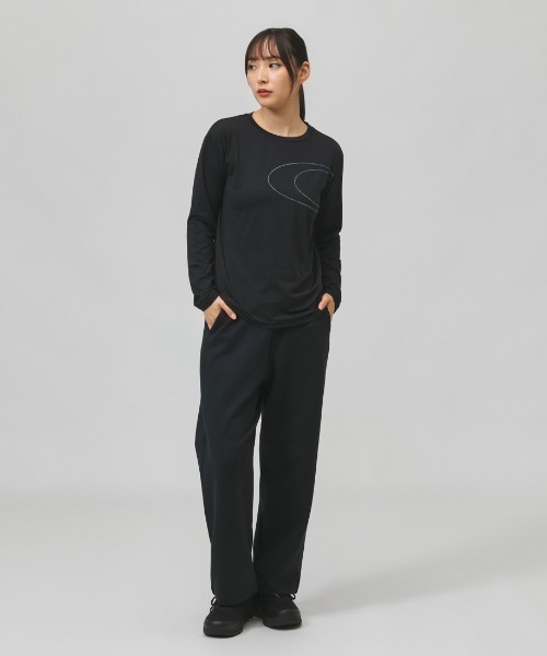 OAKLEY(オークリー)の「オークリー OAKLEY RADIANT ELLIPSE L/S TEE 12.0(Tシャツ/カットソー・レディース・ブラック/サックスブルー・L/M)」の5枚目の写真