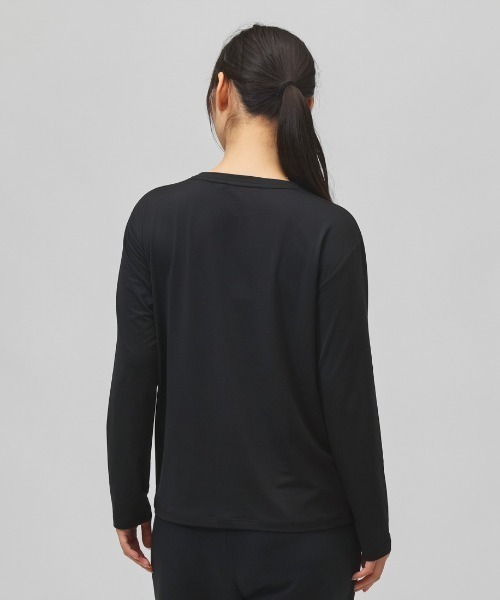 OAKLEY(オークリー)の「オークリー OAKLEY RADIANT ELLIPSE L/S TEE 12.0(Tシャツ/カットソー・レディース・ブラック/サックスブルー・L/M)」の4枚目の写真
