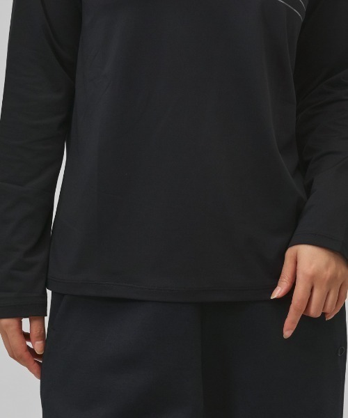 OAKLEY(オークリー)の「オークリー OAKLEY RADIANT ELLIPSE L/S TEE 12.0(Tシャツ/カットソー・レディース・ブラック/サックスブルー・L/M)」の8枚目の写真