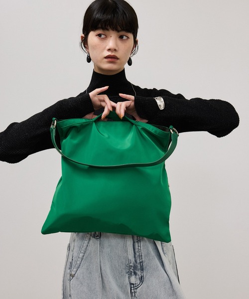 ADAM ET ROPE'(アダムエロペ)の「【WEB限定】撥水マルチショルダーバッグ(ショルダーバッグ・レディース・ブラック/グリーン・FREE)」の20枚目の写真