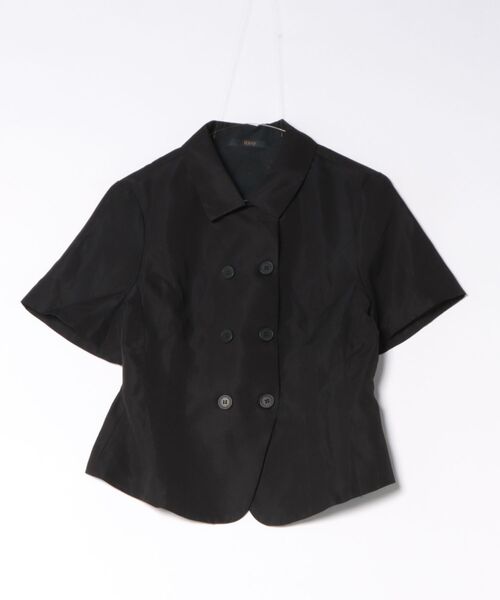 Ritzy(リッツィー)の「ダブルボタン半袖ショートトップス(その他トップス・レディース・ブラック/ベージュ・S/M/L)」の8枚目の写真