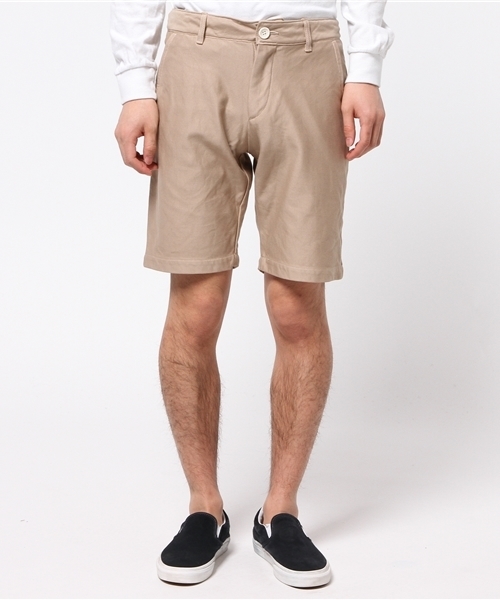 BHY-biography(ビーエイチワイバイオグラフィー)の「SWEAT TWILL CHINO SHORTS/スウェットツイルチノショートパンツ(デニムパンツ・メンズ・カーキ/オリーブ・48/46/44)」の8枚目の写真