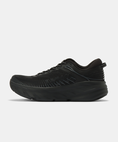HOKA(ホカ)の「HOKA M BONDI 7 1110518-BBLC(スニーカー・メンズ・ブラック・28cm/27.5cm/27cm/26.5cm)」の1枚目の写真
