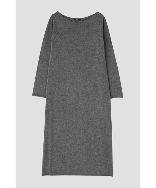 YLEVE(イレーヴ)の「YLEVE / WOOL CASHMERE KN OP(ワンピース・レディース・ブラック/グレー・1)」の2枚目の写真