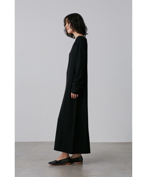 YLEVE(イレーヴ)の「YLEVE / WOOL CASHMERE KN OP(ワンピース・レディース・ブラック/グレー・1)」の14枚目の写真