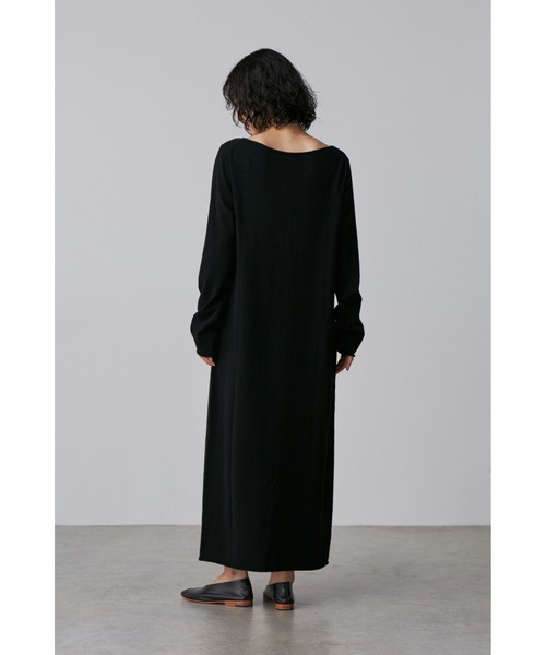 YLEVE(イレーヴ)の「YLEVE / WOOL CASHMERE KN OP(ワンピース・レディース・ブラック/グレー・1)」の15枚目の写真