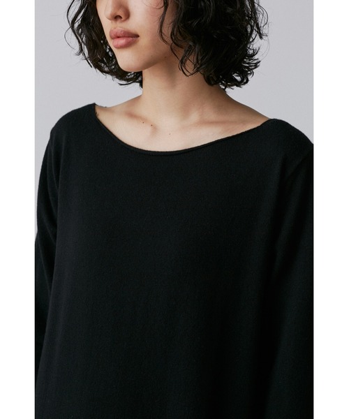 YLEVE(イレーヴ)の「YLEVE / WOOL CASHMERE KN OP(ワンピース・レディース・ブラック/グレー・1)」の8枚目の写真