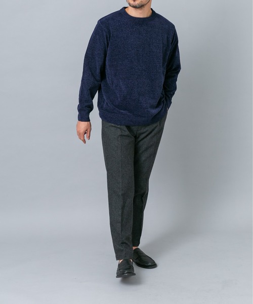URBAN RESEARCH ROSSO MEN(アーバンリサーチロッソメン)の「『XLサイズあり/マシンウォッシャブル』モールクルーネックニット(ニット/セーター・メンズ・チャコールグレー/ブルー/アイボリー/ネイビー/ブラック/レッド系その他・LARGE/MEDIUM/X-LARGE)」の10枚目の写真