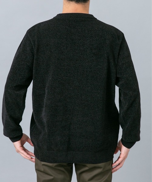 URBAN RESEARCH ROSSO MEN(アーバンリサーチロッソメン)の「『XLサイズあり/マシンウォッシャブル』モールクルーネックニット(ニット/セーター・メンズ・チャコールグレー/ブルー/アイボリー/ネイビー/ブラック/レッド系その他・LARGE/MEDIUM/X-LARGE)」の12枚目の写真