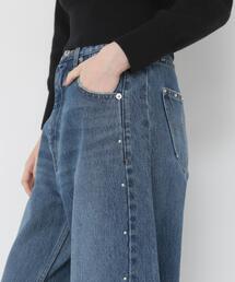 URBAN RESEARCH | スタッズワイドデニムパンツ(デニムパンツ)