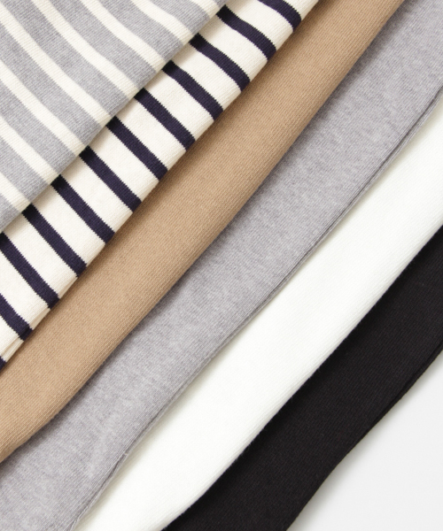 URBAN RESEARCH(アーバンリサーチ)の「バスクTシャツ(Tシャツ/カットソー・メンズ・ホワイト/キャメル/ブラック/グレー×ホワイト/ホワイト×ネイビー/グレー・LARGE/SMALL/MEDIUM)」の17枚目の写真