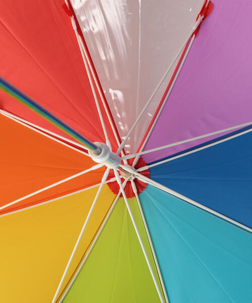green label relaxing（グリーンレーベルリラクシング）の「GLR レインボーアンブレラ（長傘・キッズ・その他1・50cm/45cm/40cm/55cm）」の3枚目の写真