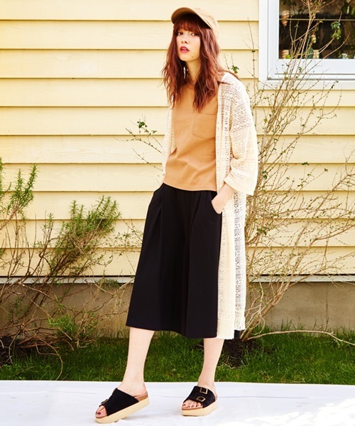 WEGO(ウィゴー)の「WEGO/ カットスカンツ(その他パンツ・レディース・レッド/ホワイト系その他/ネイビー/ブラック/カーキ/グリーン系その他・FREE)」の21枚目の写真