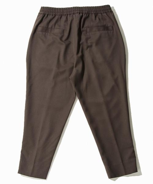 MONKEY TIME（モンキータイム）の「＜monkey time＞∴ TW/SRG ドロップド アンクルパンツ ：◆（スラックス・メンズ・ダークブラウン/ブラック・LARGE/MEDIUM/SMALL）」の6枚目の写真