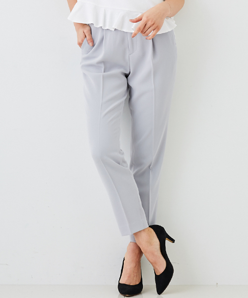 STUDIOUS（ステュディオス）の「テーパードパンツ（その他パンツ・レディース・ブラック/ライトグレー/チャコールグレー/ホワイト/グレー・0/1）」の6枚目の写真