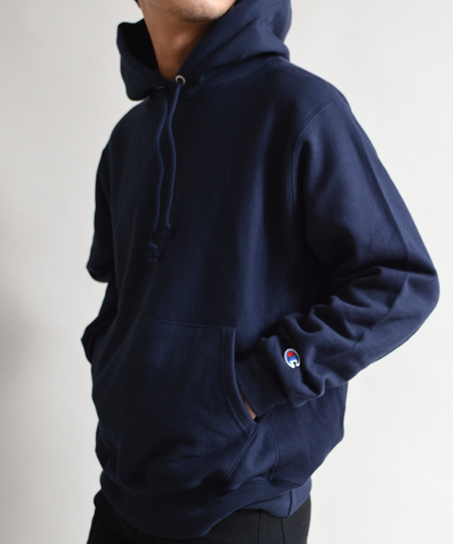 Champion（チャンピオン）の「【champion】チャンピオン 12oz リバースウィーブ プルオーバーパーカー フード（パーカー・メンズ・グレー/ブラック/ネイビー/ダークグリーン/ブラウン/シルバーグレー/ワインレッド/ホワイト/レッド・M/L/XL/S）」の12枚目の写真