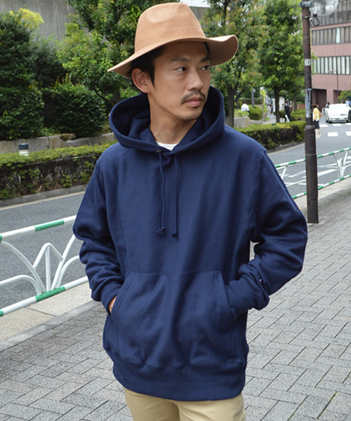 Champion（チャンピオン）の「【champion】チャンピオン 12oz リバースウィーブ プルオーバーパーカー フード（パーカー・メンズ・グレー/ブラック/ネイビー/ダークグリーン/ブラウン/シルバーグレー/ワインレッド/ホワイト/レッド・M/L/XL/S）」の17枚目の写真