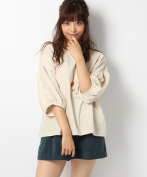 Heather | コーデュロイカット7分袖　734658(Tシャツ/カットソー)