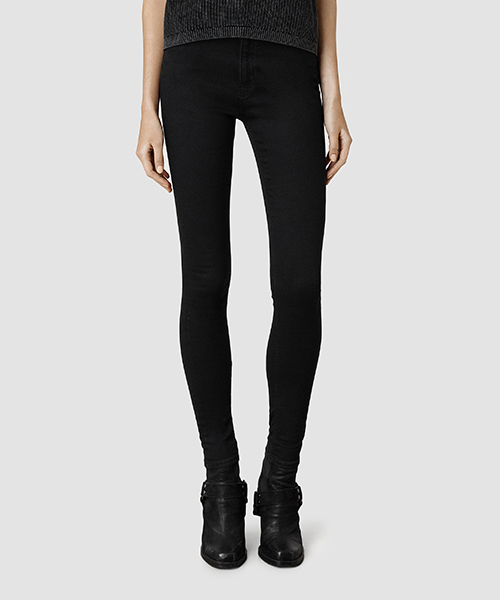 ALLSAINTS（オールセインツ）の「STILT JEANS（デニムパンツ・レディース・ダークブラック・25inch/28inch/32inch/27inch/26inch/31inch/24inch）」の14枚目の写真