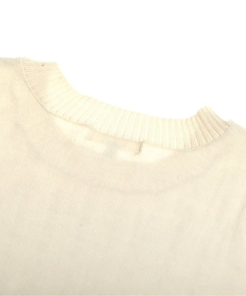 Seraph（セラフ）の「コントラストセーター（ニット/セーター・キッズ・レッド/サーモンピンク/サックスブルー/キナリ・140/80/100/120/90/95/110/130）」の8枚目の写真