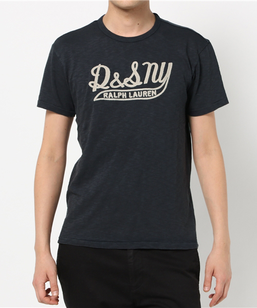 Denim & Supply Ralph Lauren（デニムアンドサプライラルフローレン）の「チェーンステッチ コットン Tシャツ（Tシャツ/カットソー・メンズ・ネイビー・X-SMALL/SMALL/LARGE/MEDIUM）」の7枚目の写真