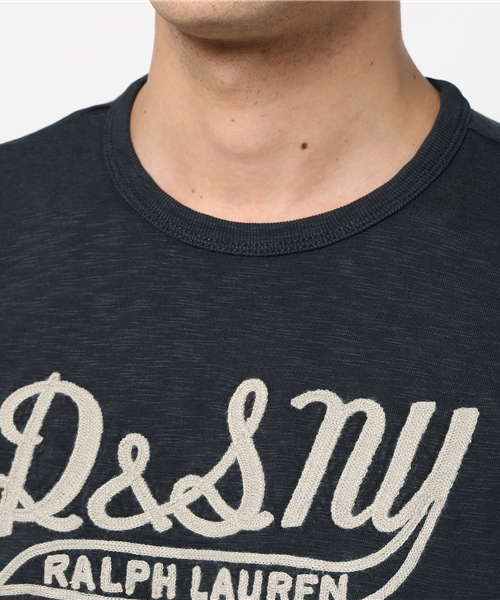 Denim & Supply Ralph Lauren（デニムアンドサプライラルフローレン）の「チェーンステッチ コットン Tシャツ（Tシャツ/カットソー・メンズ・ネイビー・X-SMALL/SMALL/LARGE/MEDIUM）」の11枚目の写真