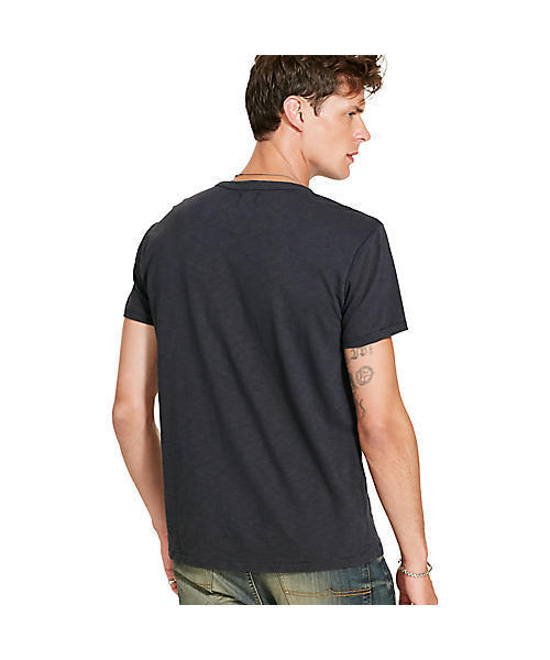 Denim & Supply Ralph Lauren（デニムアンドサプライラルフローレン）の「チェーンステッチ コットン Tシャツ（Tシャツ/カットソー・メンズ・ネイビー・X-SMALL/SMALL/LARGE/MEDIUM）」の3枚目の写真