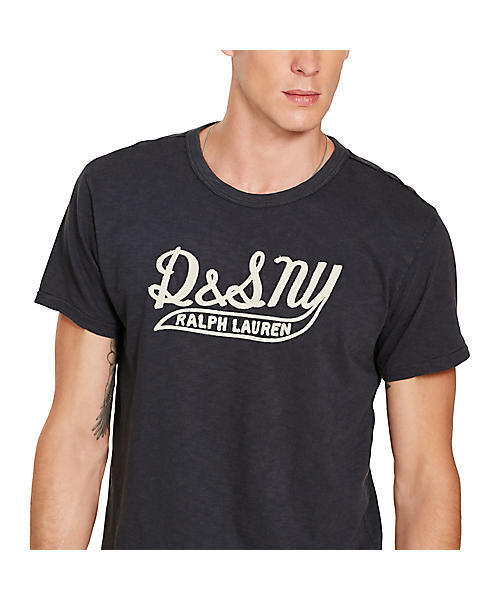 Denim & Supply Ralph Lauren（デニムアンドサプライラルフローレン）の「チェーンステッチ コットン Tシャツ（Tシャツ/カットソー・メンズ・ネイビー・X-SMALL/SMALL/LARGE/MEDIUM）」の4枚目の写真