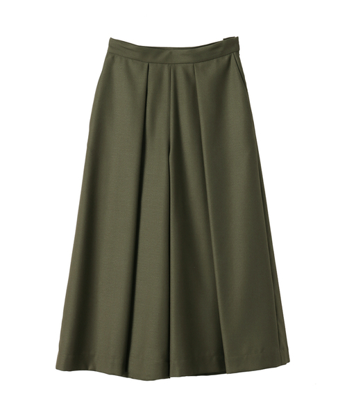 CLANE(クラネ)の「WIDE TUCK GAUCHO PANTS(その他パンツ・レディース・グリーン/グレー/ブラック・2/0/1)」の1枚目の写真