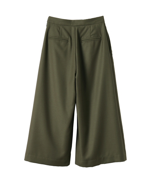 CLANE(クラネ)の「WIDE TUCK GAUCHO PANTS(その他パンツ・レディース・グリーン/グレー/ブラック・2/0/1)」の7枚目の写真