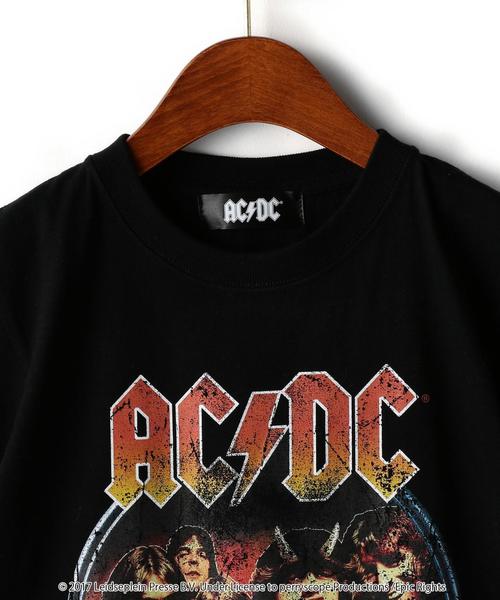 green label relaxing（グリーンレーベルリラクシング）の「WEB限定【JUNIOR】AC/DC Tシャツ ブラック（Tシャツ/カットソー・キッズ・ブラック・130cm/150cm/140cm）」の3枚目の写真