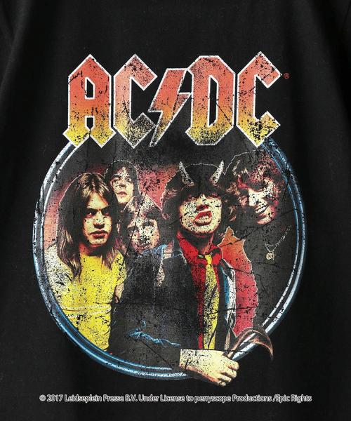 green label relaxing（グリーンレーベルリラクシング）の「WEB限定【JUNIOR】AC/DC Tシャツ ブラック（Tシャツ/カットソー・キッズ・ブラック・130cm/150cm/140cm）」の7枚目の写真