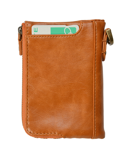 DEVICE（デバイス）の「Control コントロール crass ダブルジップ ２つ折り財布 コンパクト ウォレット（財布・メンズ・ターコイズブルー/ブラウン/キャメル/ブラック・FREE）」の21枚目の写真