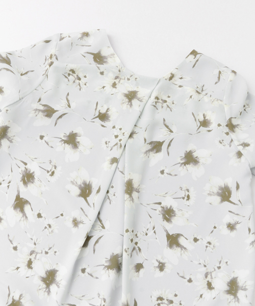 【セール】フレアスリーブ花柄ワンピース∴（ワンピース）｜URBAN RESEARCH ROSSO WOMEN（アーバンリサーチ ロッソ）