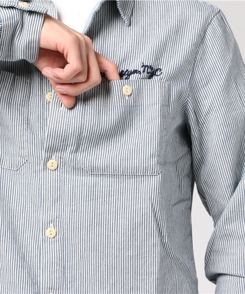 Denim & Supply Ralph Lauren（デニムアンドサプライラルフローレン）の「エンブロイダード コットン ワークシャツ（シャツ/ブラウス・メンズ・ブルー系その他・LARGE/SMALL/X-LARGE/MEDIUM/X-SMALL）」の12枚目の写真