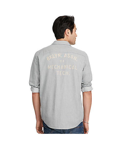 Denim & Supply Ralph Lauren（デニムアンドサプライラルフローレン）の「エンブロイダード コットン ワークシャツ（シャツ/ブラウス・メンズ・ブルー系その他・LARGE/SMALL/X-LARGE/MEDIUM/X-SMALL）」の3枚目の写真