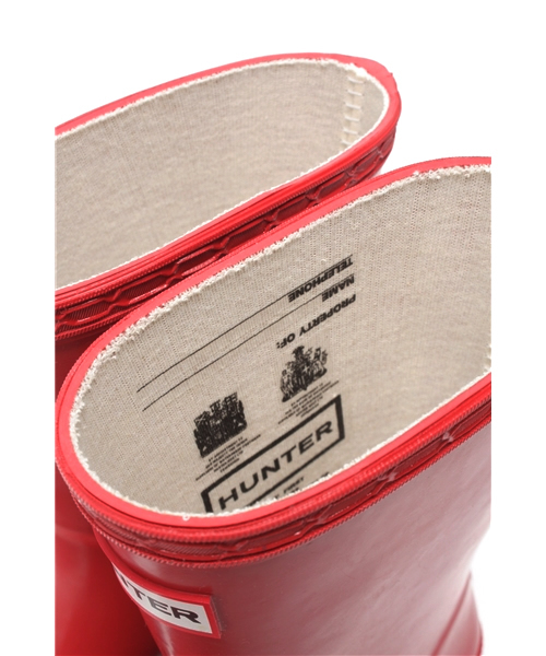 HUNTER（ハンター）の「BK HUNTER CLASSIC WELLY ▽¨（レインシューズ・キッズ・ピンク/レッド/ネイビー・7/9/8/11/12/10）」の11枚目の写真