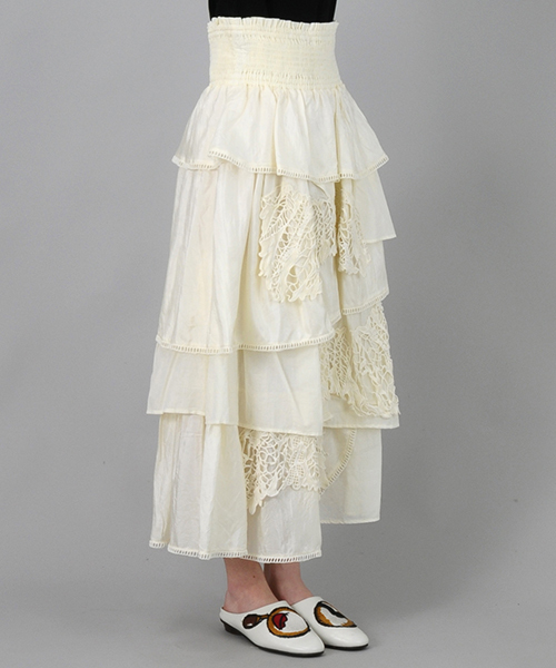 TSUMORI CHISATO（ツモリチサト）の「ｼﾞｬﾝｸﾞﾙﾘｰﾌﾚｰｽ（スカート）」 - WEAR 