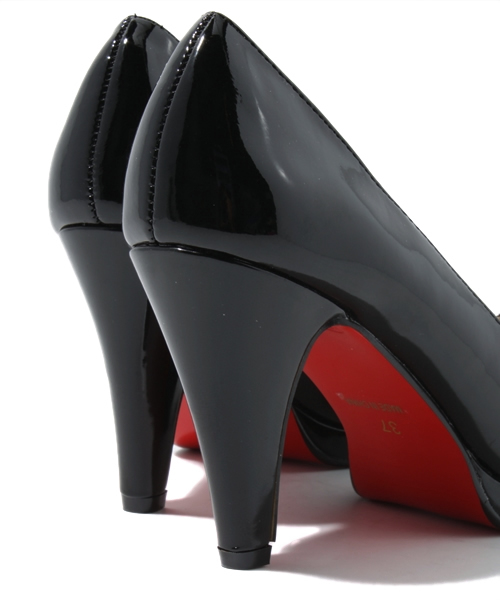 CROON A SONG（クルーンアソング）の「プレーンエナメルパンプス（パンプス・レディース・ブラック/ベージュ/レッド・36/37/38）」の7枚目の写真