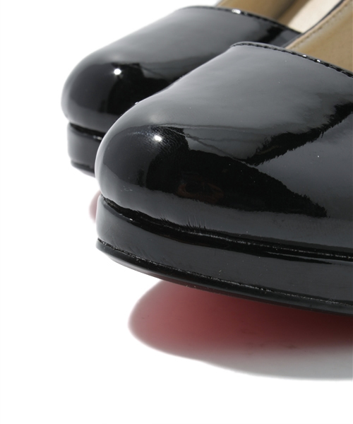 CROON A SONG（クルーンアソング）の「プレーンエナメルパンプス（パンプス・レディース・ブラック/ベージュ/レッド・36/37/38）」の8枚目の写真