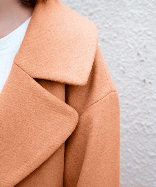 PAGEBOY（ページボーイ）の「BIGチェスターコート（チェスターコート・レディース・オレンジ/杢グレー/ネイビー/ホワイト系その他2・MEDIUM/SMALL）」の13枚目の写真