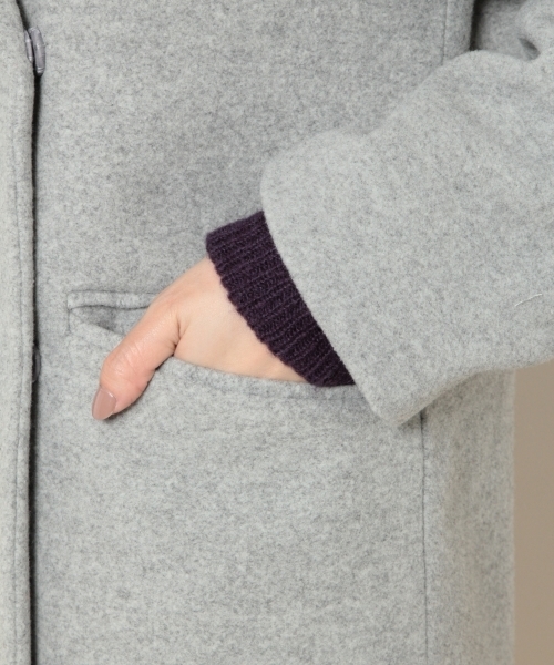 PAGEBOY（ページボーイ）の「BIGチェスターコート（チェスターコート・レディース・オレンジ/杢グレー/ネイビー/ホワイト系その他2・MEDIUM/SMALL）」の22枚目の写真