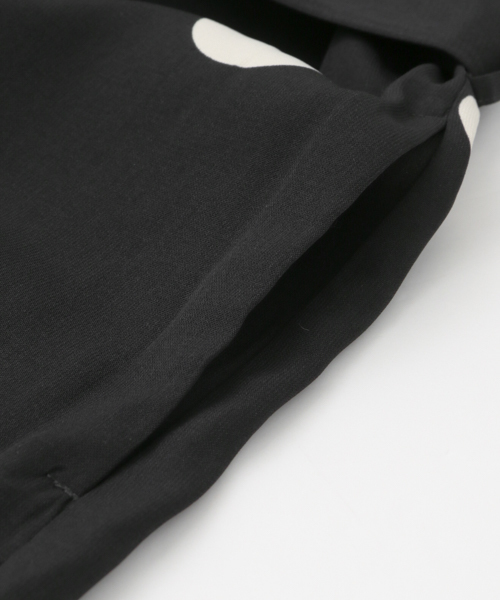 SENSE OF PLACE by URBAN RESEARCH（センスオブプレイスバイアーバンリサーチ）の「ドットシャツオールインワン（つなぎ/オールインワン・レディース・ブラック系その他・FREE）」の5枚目の写真