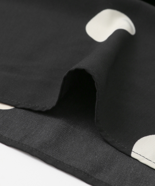 SENSE OF PLACE by URBAN RESEARCH（センスオブプレイスバイアーバンリサーチ）の「ドットシャツオールインワン（つなぎ/オールインワン・レディース・ブラック系その他・FREE）」の6枚目の写真