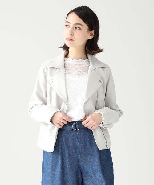 colza（コルザ）の「春カラーライダースジャケット（ライダース