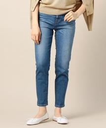 BEAUTY&YOUTH UNITED ARROWS | BY 10.7oz デニムハイウエストテーパードパンツ2(デニムパンツ)