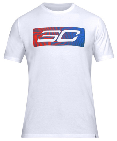 UNDER ARMOUR(アンダーアーマー)の「メンズ バスケットボール半袖Tシャツ / SC30ロゴTシャツ(Tシャツ/カットソー・メンズ・グレー/ブルー/ホワイト×レッド/ブラック×ホワイト・LG/MD/XL/XXL)」の16枚目の写真